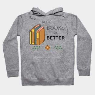 Boys in Books and Better Hoodie